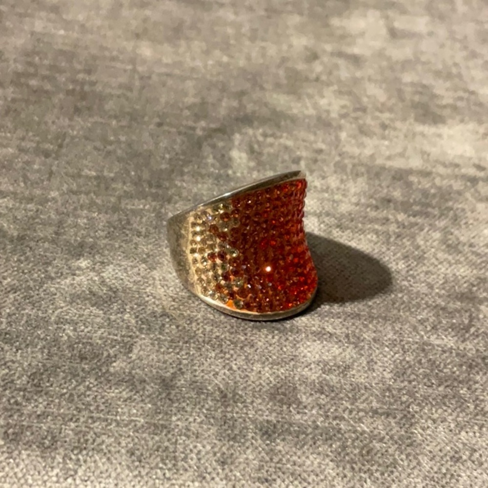 Sterling Silver Ombre Cocktail Ring - Picture 2 of 6